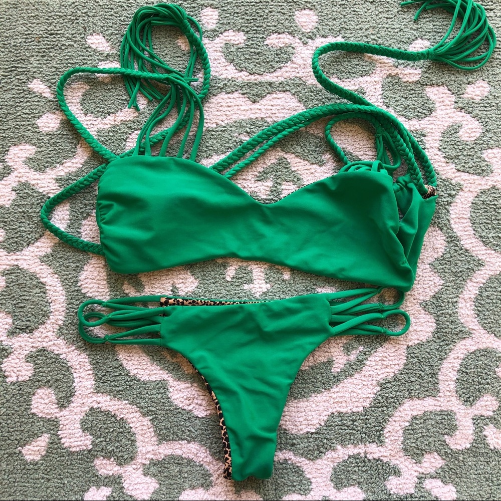 Acacia Swimwear Green Set💚